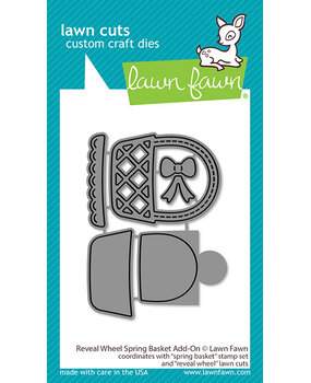 Lawn Fawn Reveal Wheel Spring Basket Add-On Dies (LF3664) Lawn Fawn Reveal Wheel Spring Basket Add-On Dies (LF3664)