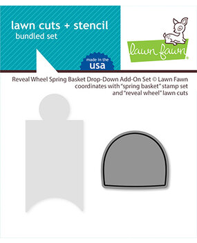 Lawn Fawn Reveal Wheel Spring Basket Drop-Down Add-On Dies & Stencil (LF3665) Lawn Fawn Reveal Wheel Spring Basket Drop-Down Add-On Dies & Stencil (LF3665)
