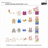 Lawn Fawn Build-A-Bunny Accessories Dies (LF3683) Lawn Fawn Build-A-Bunny Accessories Dies (LF3683)