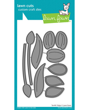 Lawn Fawn Terrific Tulips Dies (LF3685)