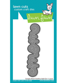 Lawn Fawn Scripty Mom Outline Dies (LF3691) Lawn Fawn Scripty Mom Outline Dies (LF3691)