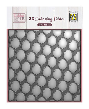 Nellie Snellen 3D Embossing Folder Balloons (EF3D115)