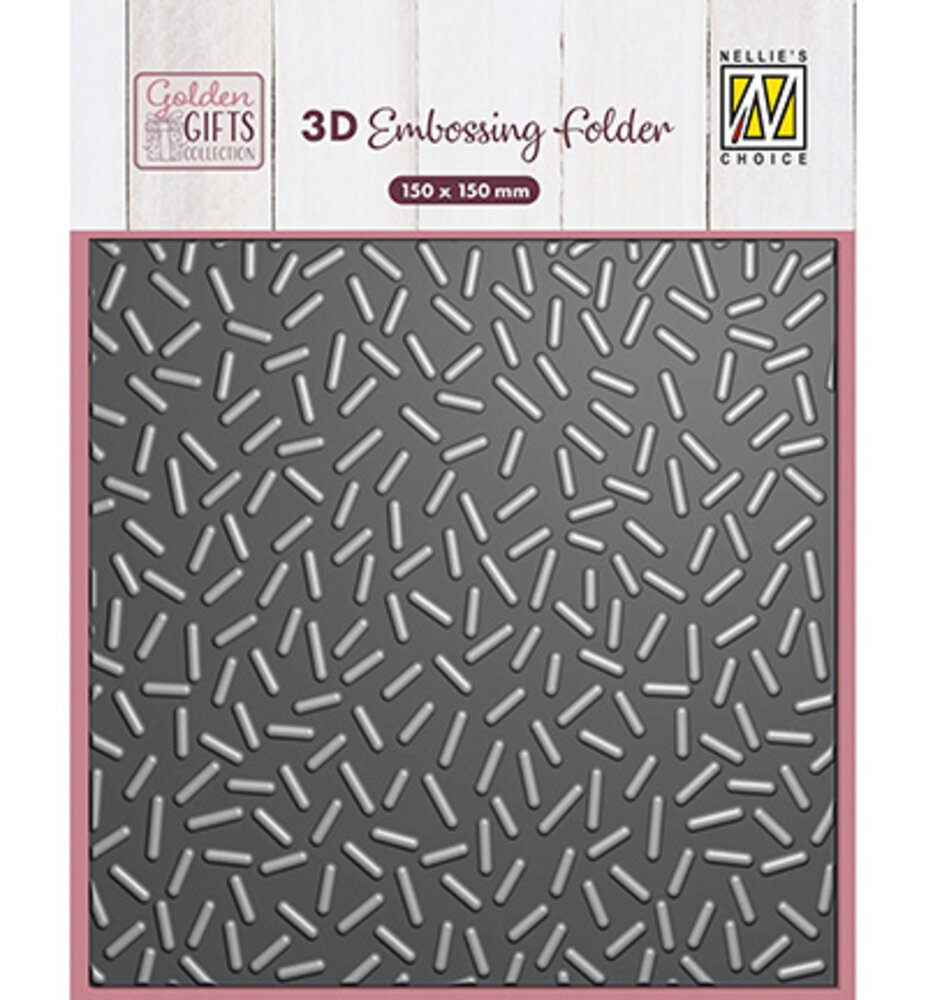 Nellie Snellen 3D Embossing Folder Confetti Sprinkles (EF3D116) Nellie Snellen 3D Embossing Folder Confetti Sprinkles (EF3D116)