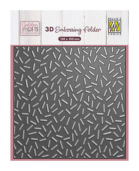 Nellie Snellen 3D Embossing Folder Confetti Sprinkles (EF3D116) Nellie Snellen 3D Embossing Folder Confetti Sprinkles (EF3D116)
