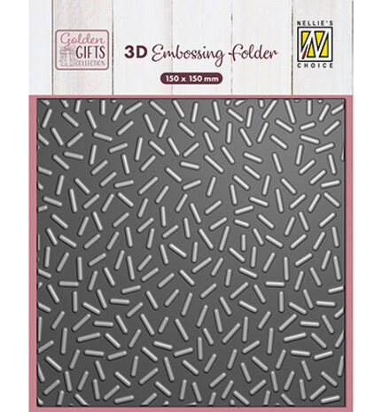 Nellie Snellen 3D Embossing Folder Confetti Sprinkles (EF3D116) Nellie Snellen 3D Embossing Folder Confetti Sprinkles (EF3D116)