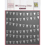 Nellie Snellen 3D Embossing Folder Banners (EF3D117)