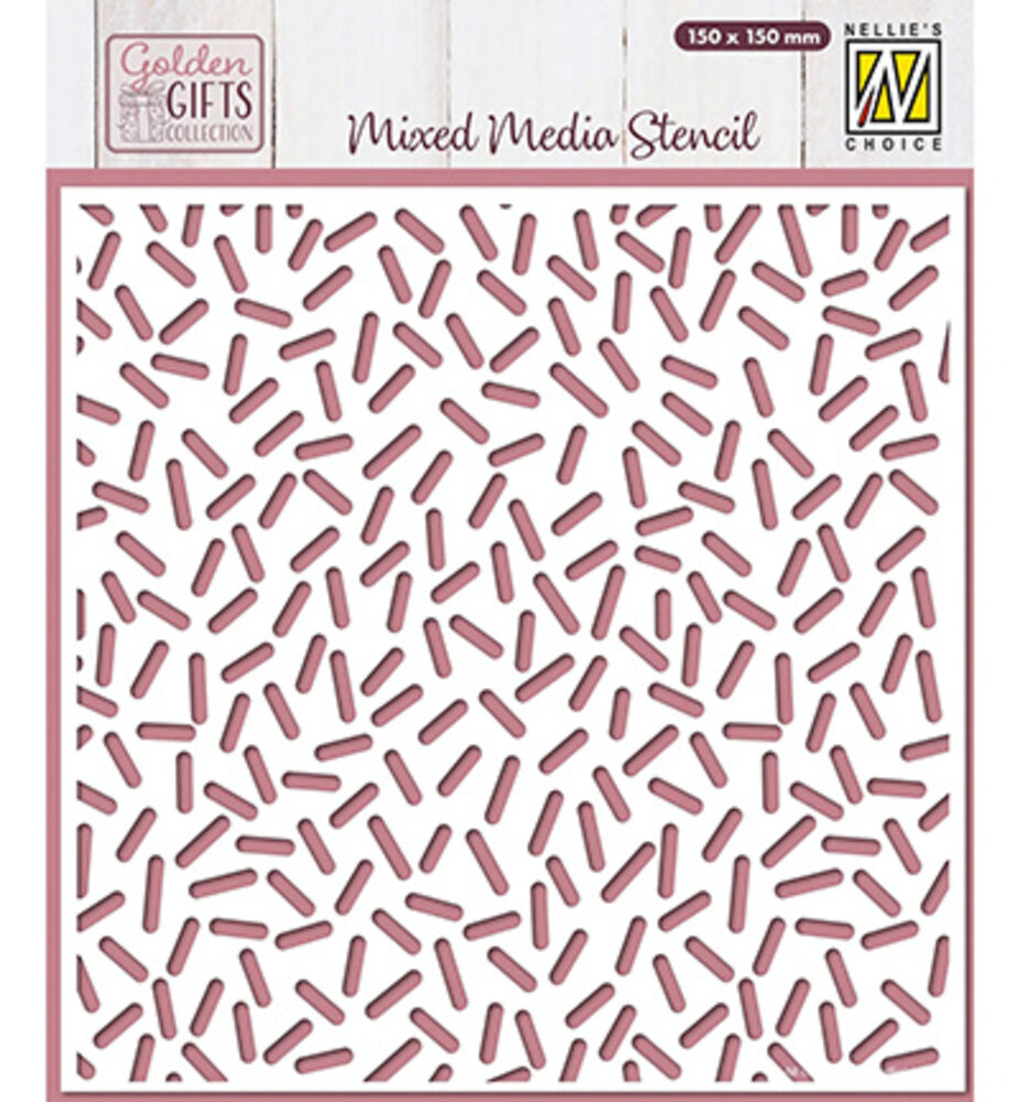 Nellie Snellen Masking Stencil Confetti Sprinkles (MMS4K-091) Nellie Snellen Masking Stencil Confetti Sprinkles (MMS4K-091)