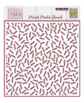 Nellie Snellen Masking Stencil Confetti Sprinkles (MMS4K-091)