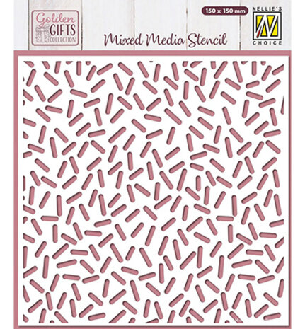 Nellie Snellen Masking Stencil Confetti Sprinkles (MMS4K-091) Nellie Snellen Masking Stencil Confetti Sprinkles (MMS4K-091)