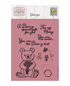 Nellie Snellen Clear Stamps A6 Beary Special (NSCS026) Nellie Snellen Clear Stamps A6 Beary Special (NSCS026)