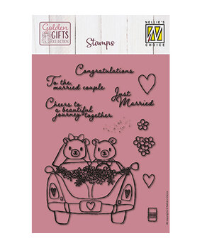Nellie Snellen Clear Stamps A6 Just Married (NSCS027) Nellie Snellen Clear Stamps A6 Just Married (NSCS027)