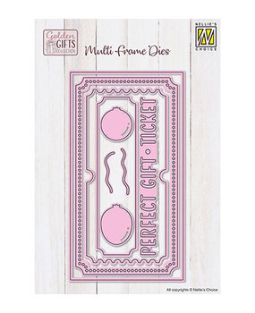Nellie Snellen Multi Frame Dies Golden ticket (MFD178) Nellie Snellen Multi Frame Dies Golden ticket (MFD178)