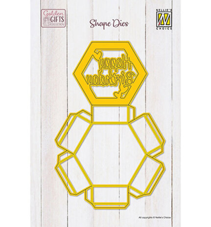 Nellie Snellen Shape Dies Hexagon Shadowbox (SD339) Nellie Snellen Shape Dies Hexagon Shadowbox (SD339)