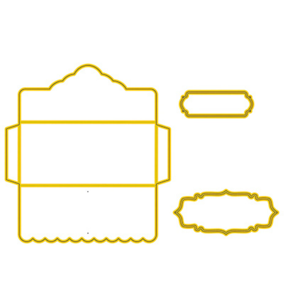 Nellie Snellen Shape Dies Gift Envelope (SD340)