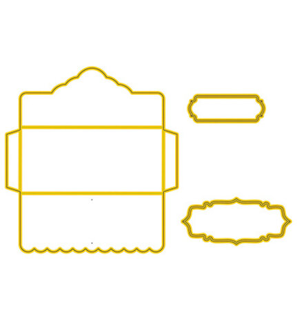 Nellie Snellen Shape Dies Gift Envelope (SD340)
