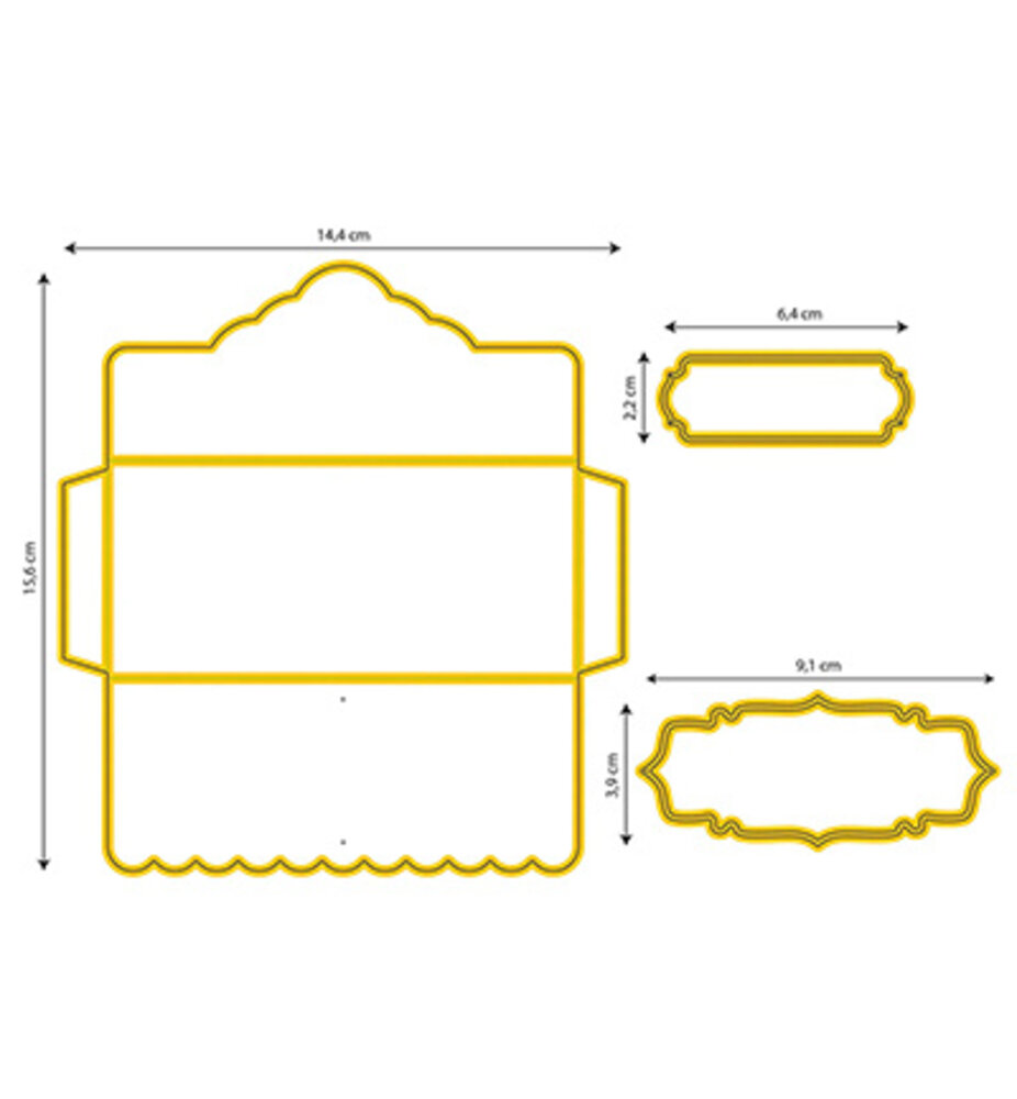 Nellie Snellen Shape Dies Gift Envelope (SD340)