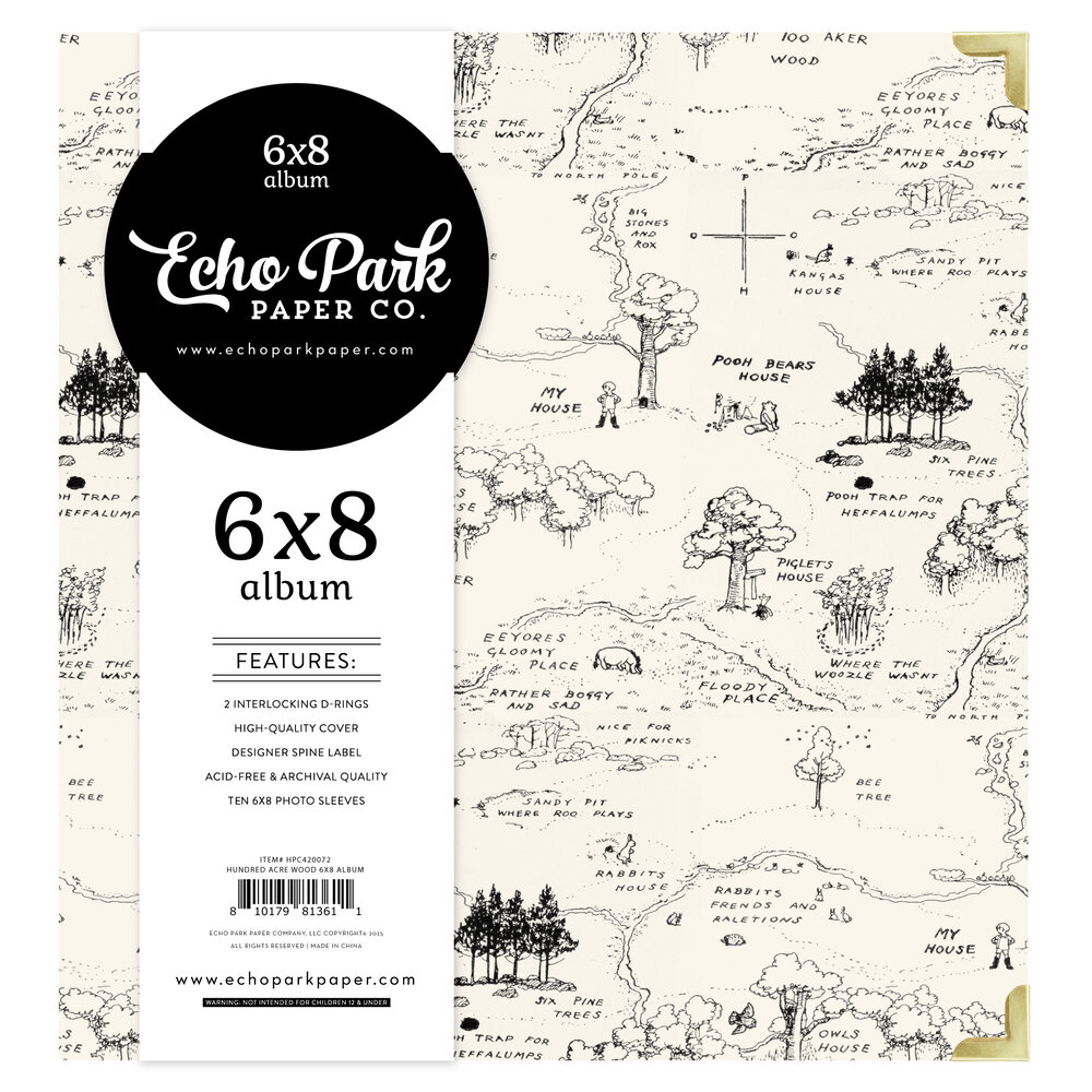 Echo Park The House At Pooh Corner 6x8 Inch Album Hundred Acre Wood (HPC420072)