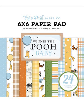 Echo Park Winnie The Pooh Baby 6x6 Inch Paper Pad (WPB442023) Echo Park Winnie The Pooh Baby 6x6 Inch Paper Pad (WPB442023)