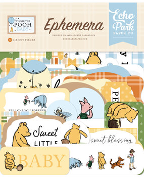 Echo Park Winnie The Pooh Baby Ephemera (WPB442024) Echo Park Winnie The Pooh Baby Ephemera (WPB442024)