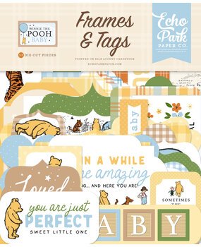 Echo Park Winnie The Pooh Baby Ephemera Frames & Tags (WPB442025) Echo Park Winnie The Pooh Baby Ephemera Frames & Tags (WPB442025)