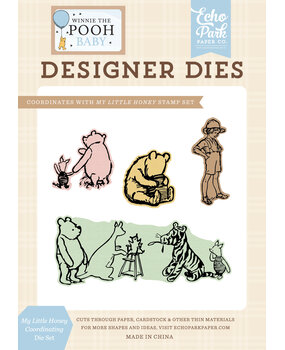 Echo Park Winnie The Pooh Baby Die Set My Little Honey (WPB442040) Echo Park Winnie The Pooh Baby Die Set My Little Honey (WPB442040)
