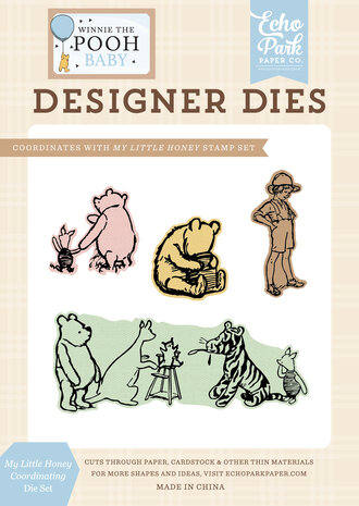 Echo Park Winnie The Pooh Baby Die Set My Little Honey (WPB442040) Echo Park Winnie The Pooh Baby Die Set My Little Honey (WPB442040)