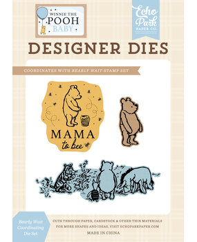 Echo Park Winnie The Pooh Baby Die Set Bearly Wait (WPB442041) Echo Park Winnie The Pooh Baby Die Set Bearly Wait (WPB442041)
