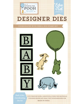 Echo Park Winnie The Pooh Baby Die Set Peek A Boo (WPB442042) Echo Park Winnie The Pooh Baby Die Set Peek A Boo (WPB442042)