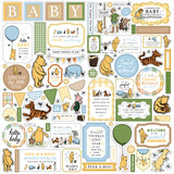 Echo Park Winnie The Pooh Baby 12x12 Inch Element Sticker (WPB442014)