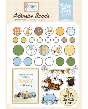 Echo Park Winnie The Pooh Baby Adhesive Brads (WPB442020) Echo Park Winnie The Pooh Baby Adhesive Brads (WPB442020)