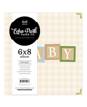 Echo Park Winnie The Pooh Baby 6x8 Inch Album Baby Blocks Tan (WPB442070) Echo Park Winnie The Pooh Baby 6x8 Inch Album Baby Blocks Tan (WPB442070)