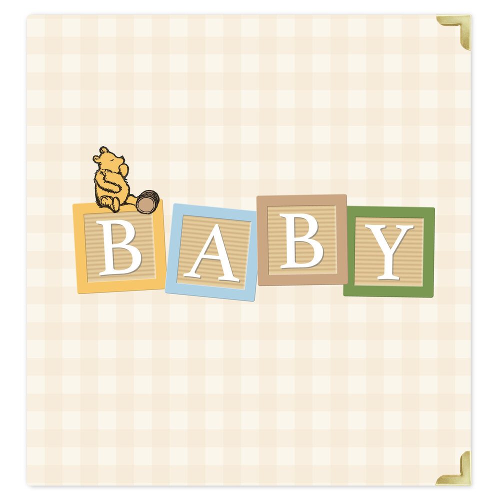 Echo Park Winnie The Pooh Baby 6x8 Inch Album Baby Blocks Tan (WPB442070) Echo Park Winnie The Pooh Baby 6x8 Inch Album Baby Blocks Tan (WPB442070)