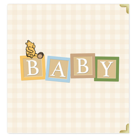 Echo Park Winnie The Pooh Baby 6x8 Inch Album Baby Blocks Tan (WPB442070) Echo Park Winnie The Pooh Baby 6x8 Inch Album Baby Blocks Tan (WPB442070)