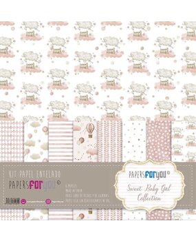 Papers For You Sweet Baby Girl 12x12 Inch Binding Scrap Paper Pack (PFY-14482) Papers For You Sweet Baby Girl 12x12 Inch Binding Scrap Paper Pack (PFY-14482)