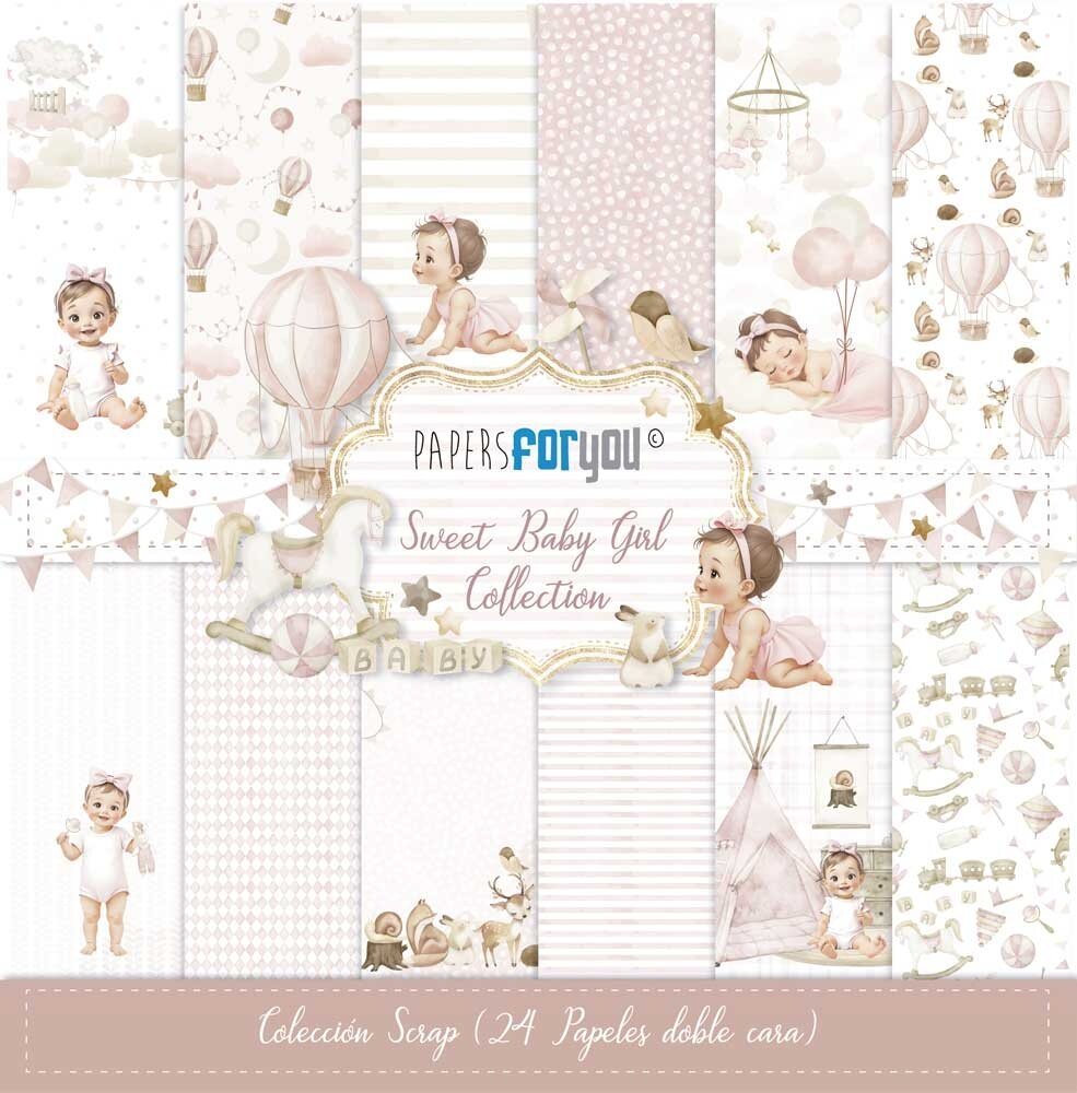 Papers For You Sweet Baby Girl 8x8 Inch Paper Pack (PFY-14455) Papers For You Sweet Baby Girl 8x8 Inch Paper Pack (PFY-14455)
