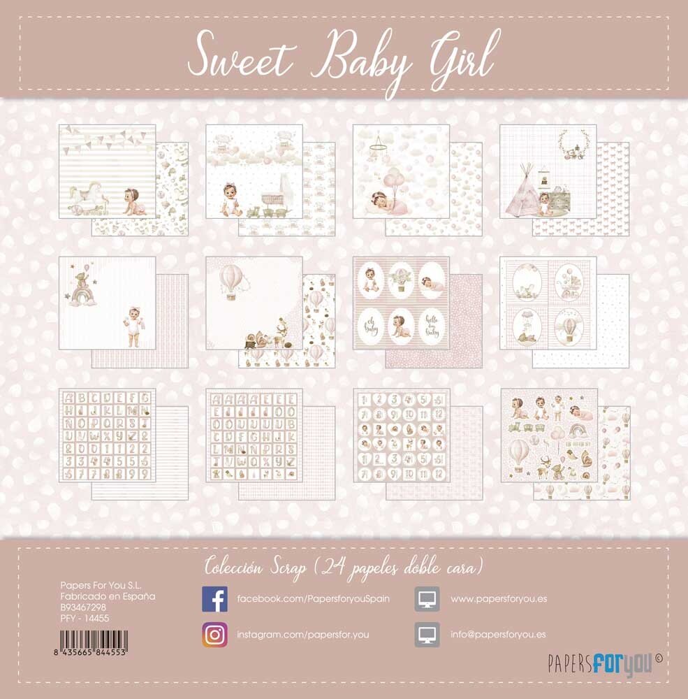 Papers For You Sweet Baby Girl 8x8 Inch Paper Pack (PFY-14455) Papers For You Sweet Baby Girl 8x8 Inch Paper Pack (PFY-14455)
