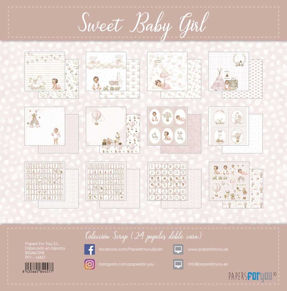 Papers For You Sweet Baby Girl 6x6 Inch Paper Pack (PFY-14457) Papers For You Sweet Baby Girl 6x6 Inch Paper Pack (PFY-14457)