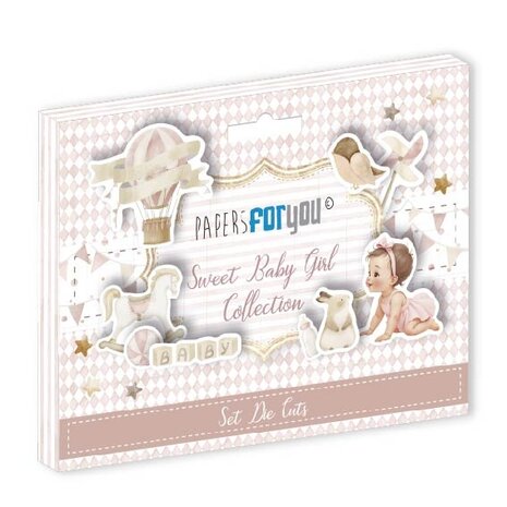 Papers For You Sweet Baby Girl Die Cuts (PFY-14462) Papers For You Sweet Baby Girl Die Cuts (PFY-14462)