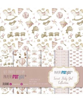 Papers For You Sweet Baby Girl 12x12 Inch Vellum Pack (PFY-14702)* Papers For You Sweet Baby Girl 12x12 Inch Vellum Pack (PFY-14702)*