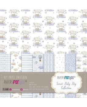 Papers For You Sweet Baby Boy 12x12 Inch Binding Scrap Paper Pack (PFY-14492) Papers For You Sweet Baby Boy 12x12 Inch Binding Scrap Paper Pack (PFY-14492)