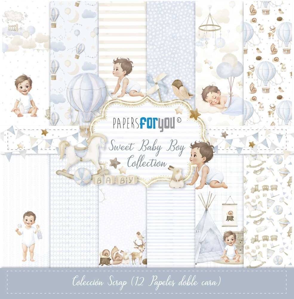 Papers For You Sweet Baby Boy 12x12 Inch Paper Pack (PFY-14441) Papers For You Sweet Baby Boy 12x12 Inch Paper Pack (PFY-14441)