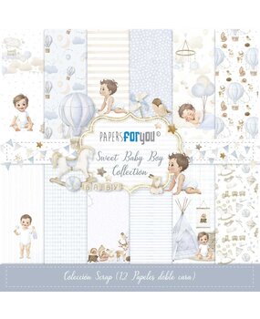 Papers For You Sweet Baby Boy 12x12 Inch Paper Pack (PFY-14441) Papers For You Sweet Baby Boy 12x12 Inch Paper Pack (PFY-14441)
