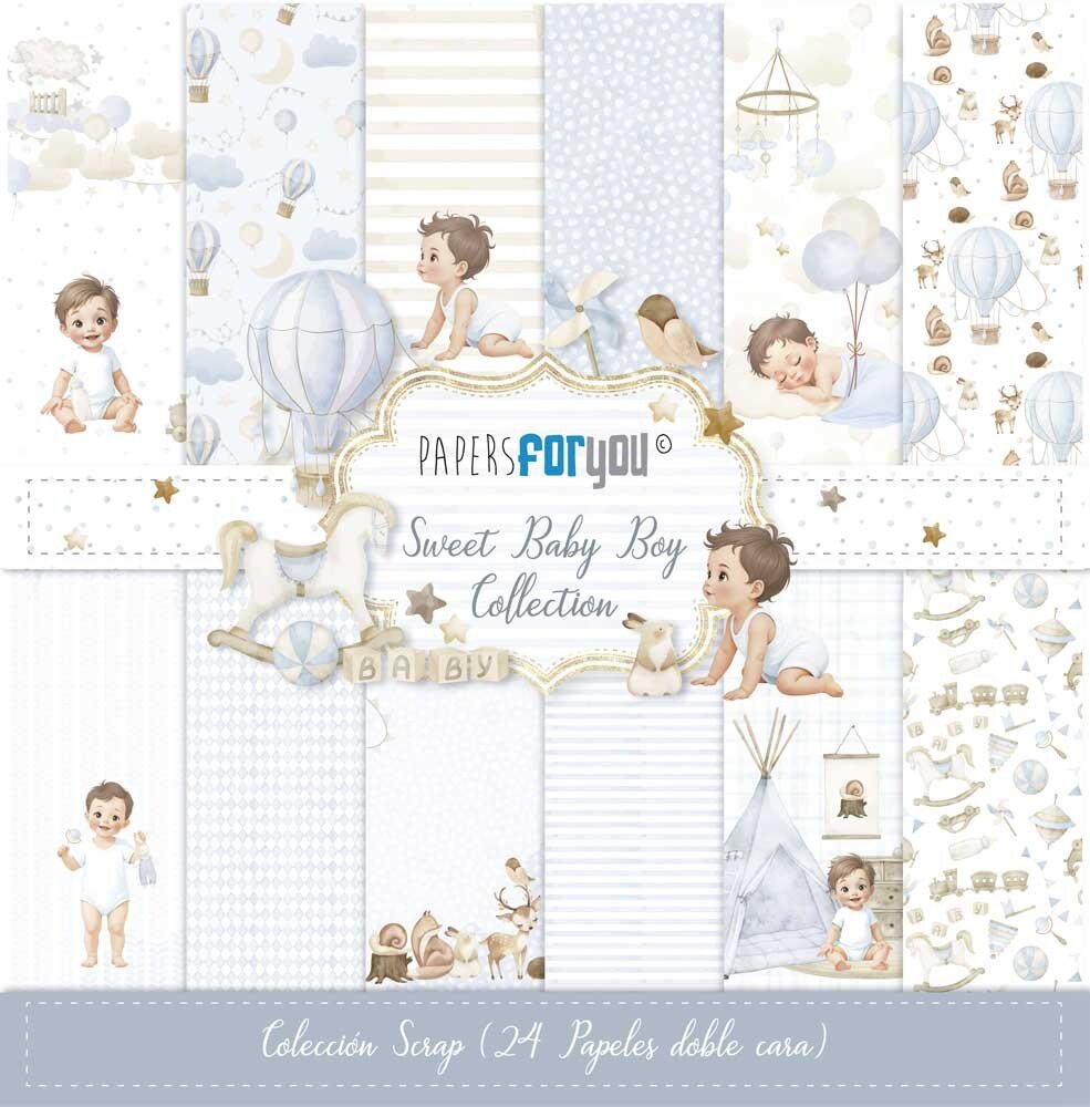 Papers For You Sweet Baby Boy 8x8 Inch Paper Pack (PFY-14456) Papers For You Sweet Baby Boy 8x8 Inch Paper Pack (PFY-14456)