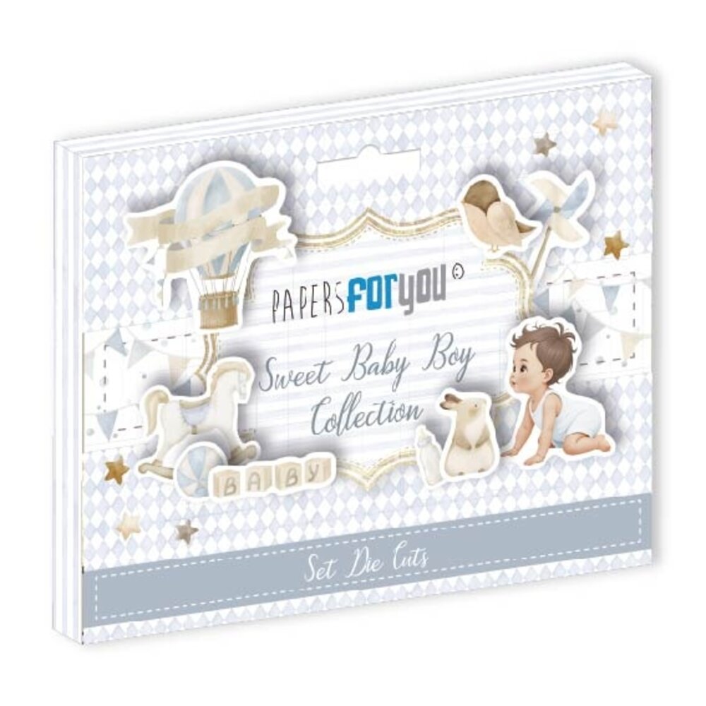 Papers For You Sweet Baby Boy Die Cuts (PFY-14463) Papers For You Sweet Baby Boy Die Cuts (PFY-14463)