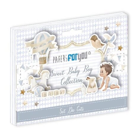 Papers For You Sweet Baby Boy Die Cuts (PFY-14463) Papers For You Sweet Baby Boy Die Cuts (PFY-14463)