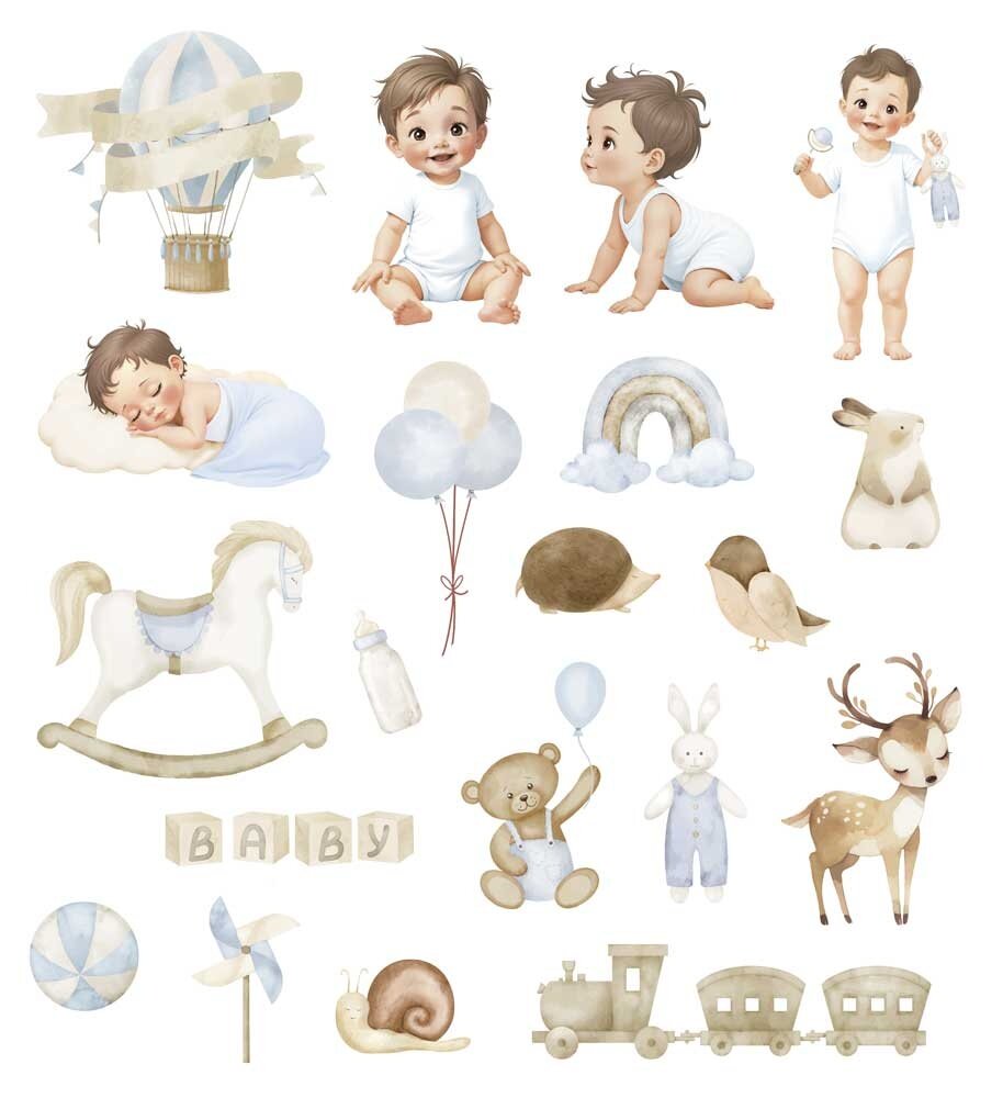 Papers For You Sweet Baby Boy Die Cuts (PFY-14463) Papers For You Sweet Baby Boy Die Cuts (PFY-14463)