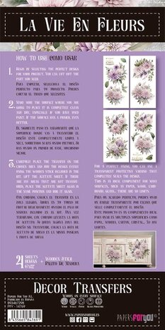 Papers For You Decor Transfers 6x12 Inch Dahlias (PFY-14769) Papers For You Decor Transfers 6x12 Inch Dahlias (PFY-14769)