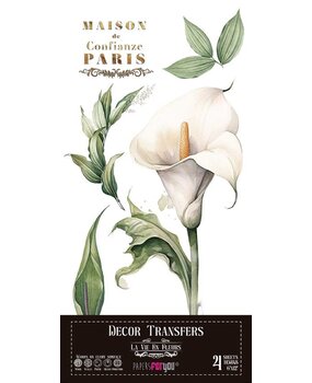Papers For You Decor Transfers 6x12 Inch Calla Lily (PFY-14771)