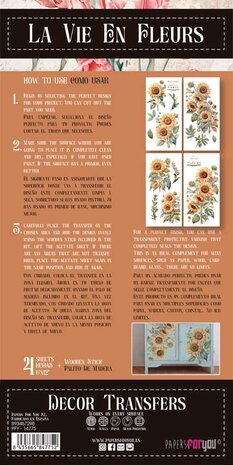 Papers For You Decor Transfers 6x12 Inch Sunflowers (PFY-14775) Papers For You Decor Transfers 6x12 Inch Sunflowers (PFY-14775)