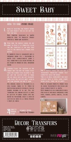 Papers For You Decor Transfers 6x12 Inch Sweet Baby Girl (PFY-14781) Papers For You Decor Transfers 6x12 Inch Sweet Baby Girl (PFY-14781)